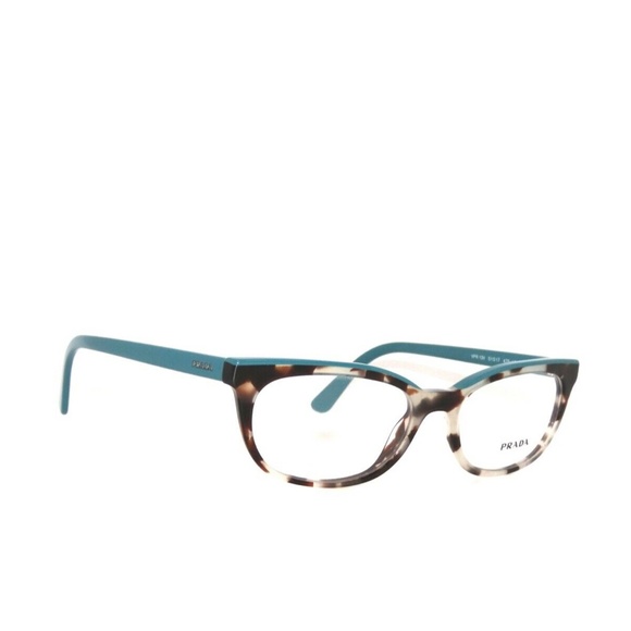 Prada 13VV 13 10 475-1O1 51 Spotted Brown Opal Green Eyeglasses - Picture 3 of 6